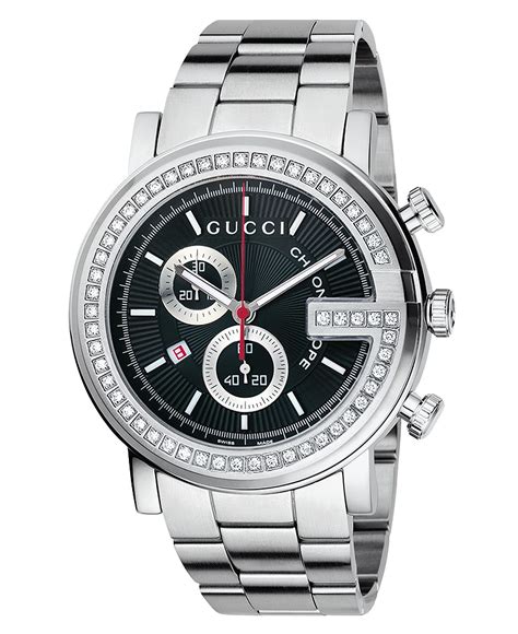 gucci mens watches macy& 39|Gucci men's watch at Macy's.